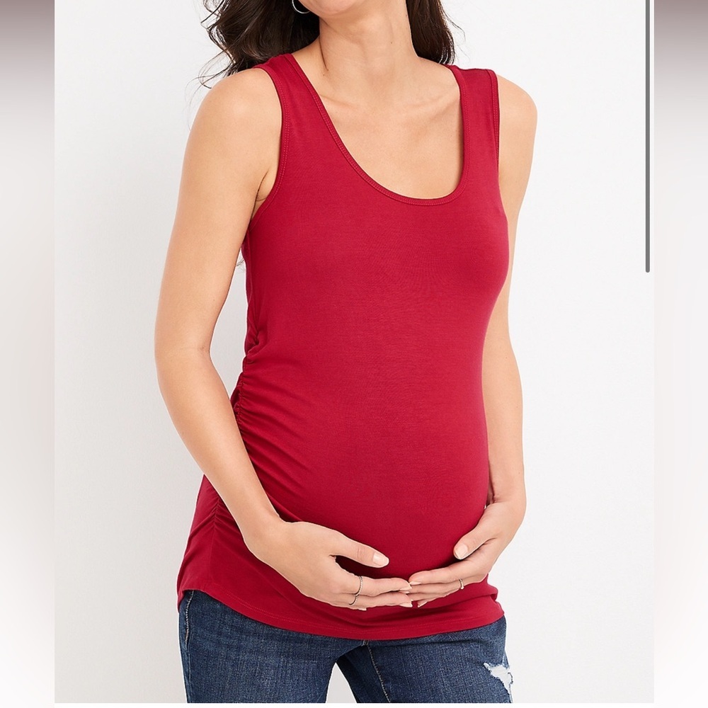 24/7 Flawless Scoop Neck Maternity Tank